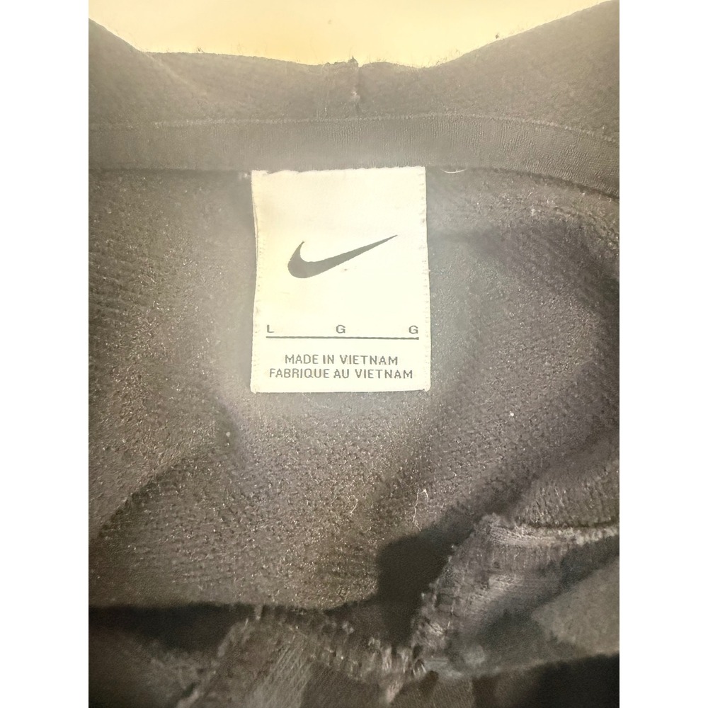 Nike DRI-FIT‎ Get Fit Women's Cheetah Print Hoodie Size L Black - Picture 6 of 8